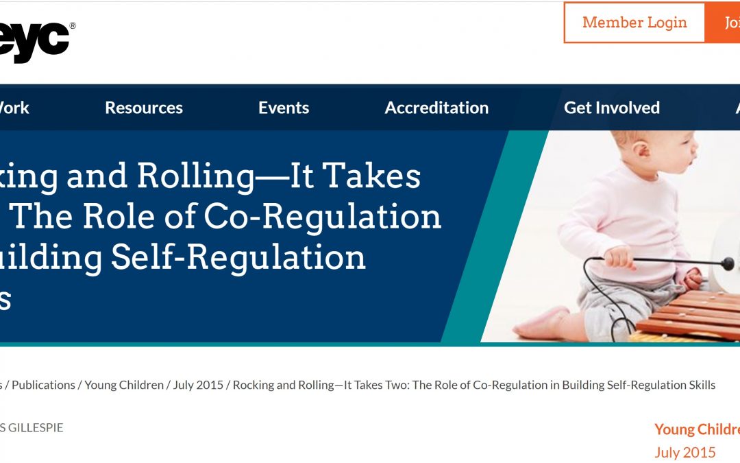 It Takes Two: The Role of Co-Regulation in Building Self-Regulation Skills