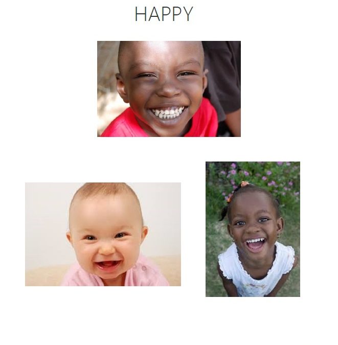 Toddler Feeling Photo Examples